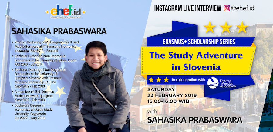 RECAP: IG LIVE INTERVIEW “ERASMUS+ SCHOLARSHIP SERIES: The Study Adventure in Slovenia”