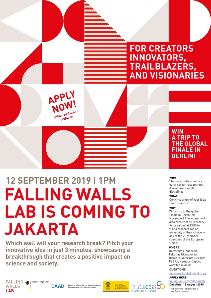 FALLING WALLS LAB IS COMING TO JAKARTA